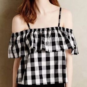 EUC Rachel Antonoff Gingham Crop Top XS